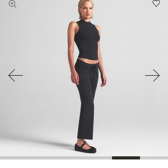 SKIMS Soot cotton jersey mock neck Tank - Picture 5 of 5